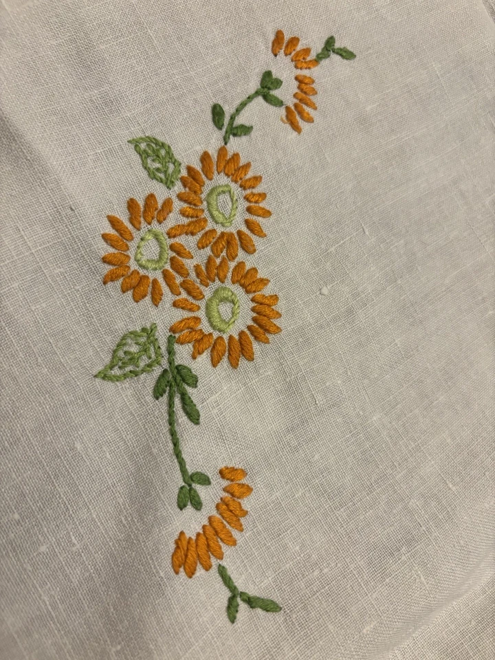 A Superb Brightly Embroidered Large Rectangular Table Cloth 170 X120, - Image 4 of 4