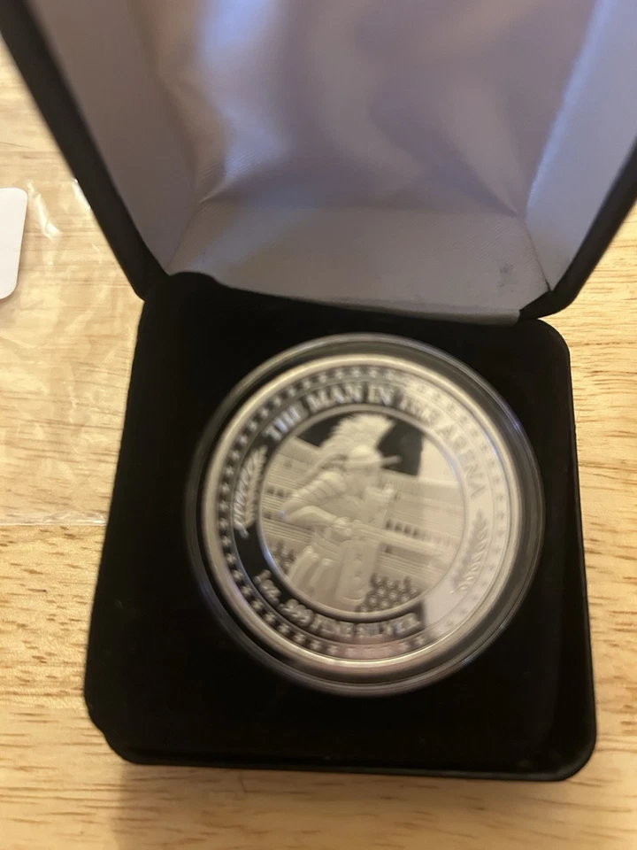 Teddy Roosevelt Man in the Arena 1 oz de plata Foto 4 de 4