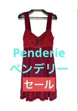 Penderie Bordeaux Sleeveless Dress Lace Ribbon Casual Women s Fashion Japan