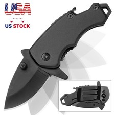Pocket Knife Folding Knife Tactical Spring Assisted Open Blade Hunting Knife-US