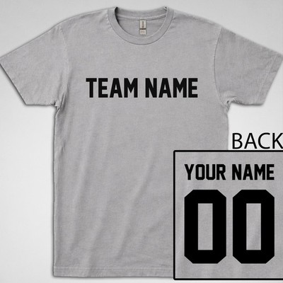 CUSTOM T-Shirt JERSEY Personalized ANY COLOR Name Number Team Soccer Football