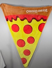 Chuck E. Cheese Pizza Shaped Blanket Wearable fleece blanket 60x45 C1