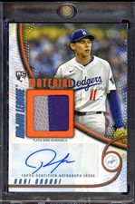 2025 Topps Update Roki Sasaki Los Angeles Dodgers Patch Auto /25 #MMAU-RS