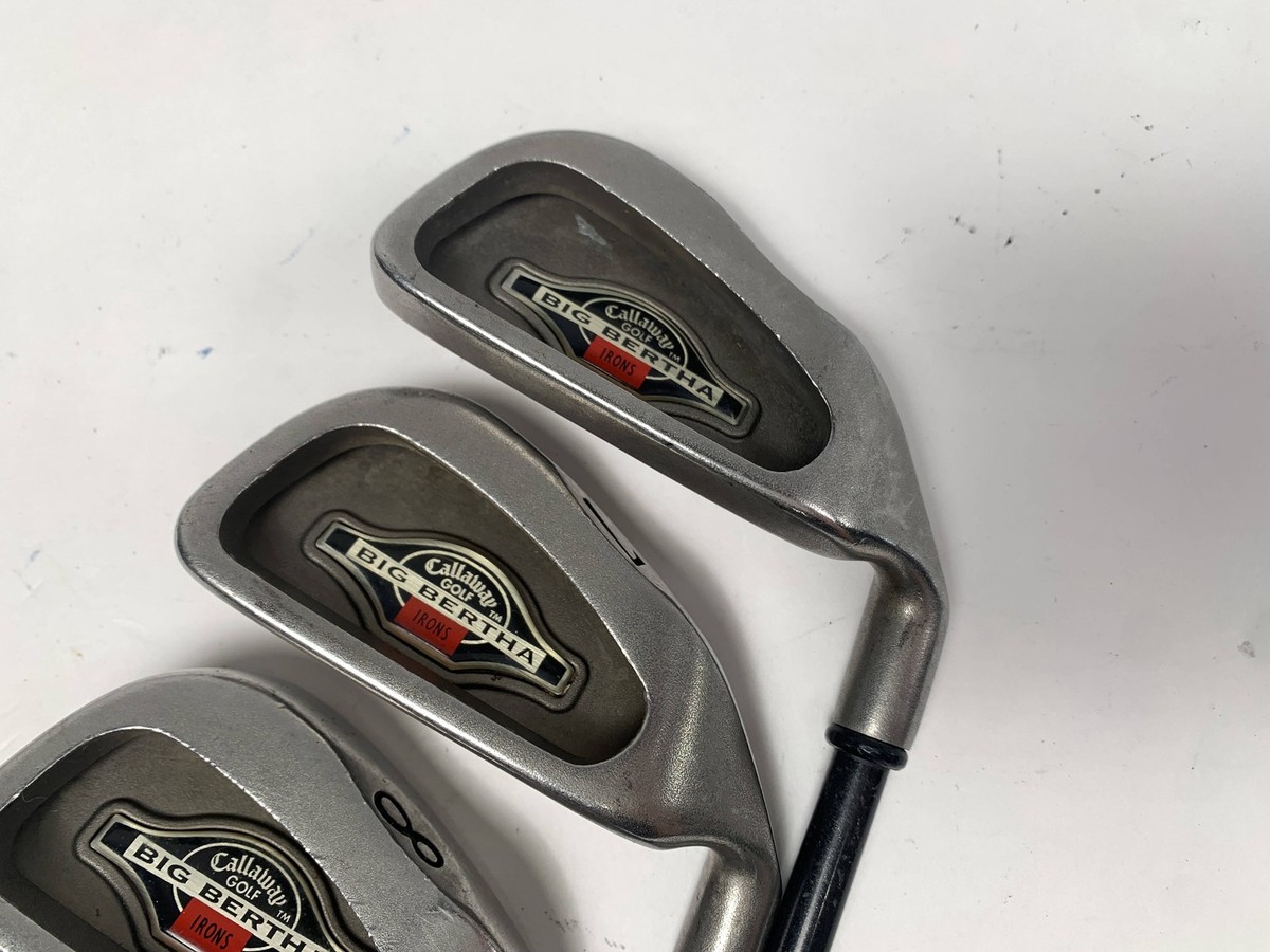 希少 キャロウェイ GREAT BIG BERTHA 4-9,P RCH 96 Callaway Big Bertha 4 Iron Golf Club RCH 96 R Flex Graphite