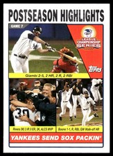 Mariano Rivera  Aaron Boone PSH, CS 2004 Topps #352 Yankees