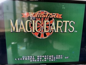 Magic Darts Nintendo NES Game. Box & Instruction Book Included. Tested Working