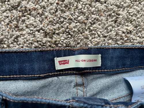 Levi’s Girls Pull-on Stretch Leggings Jeggings Size 8 Regular - Picture 3 of 10