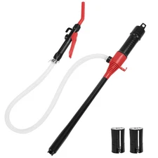 Portable Power Battery Pump with Clip, Electric Fuel Transfer Pump Handheld W...