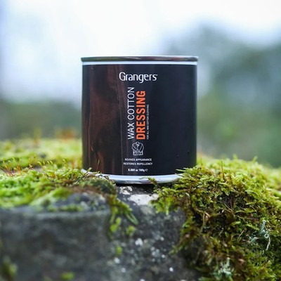 Grangers Wax Cotton Dressing | 180g | Dieser einfach aufzutragende wasserfest alles gewachst