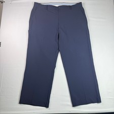 FootJoy Mens Performance Golf Pants Blue 40x32 (Fits 42x29) Stretch Flat Front