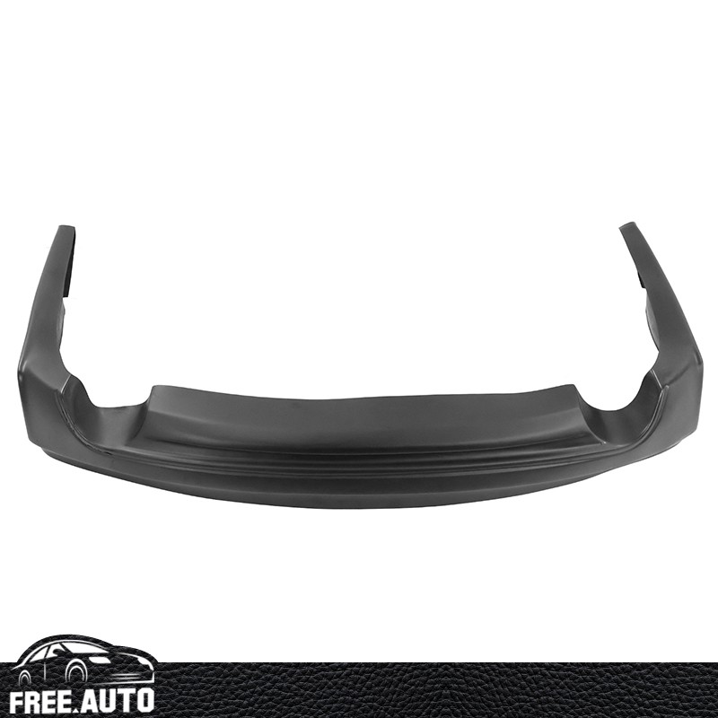 Fits 08-10 Honda Accord Rear Bumper Lip MUG Style Unpainted Black Spoiler PU