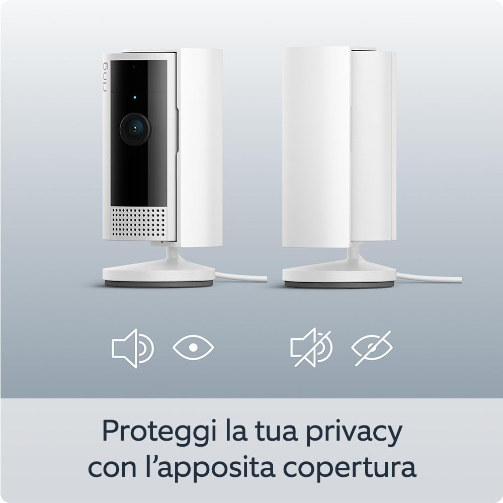 Ring Indoor Camera Gen 2 Design Compatto | Sorveglianza Pet Smart - 3