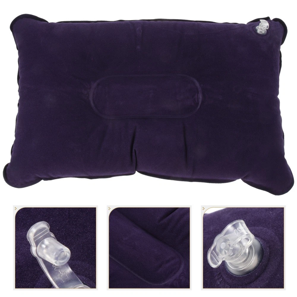 Ultra-thick inflatable travel pillow for vacations and outdoor adventures