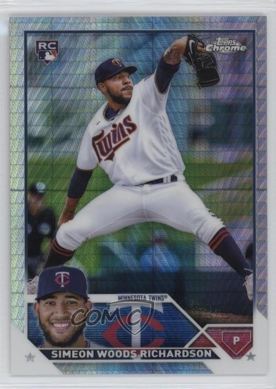 2023 Topps Chrome Prism Refractor Simeon Woods Richardson #173 0wx2