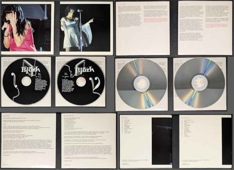 Bjork Live Box Livebox 2003 4 CD 1 DVD Set Debut Post Homogenic Vespertine Bonus Foto 4 de 4