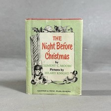 Noche antes de Navidad con chaqueta ~ Biblioteca Nutshell (1963) ~ Raro De colección