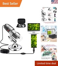 USB Microscope Camera with Stand  Carrying Case, Digital Microscope Compatib...