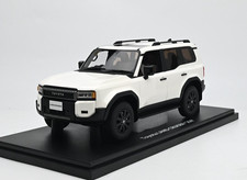 Kyosho Samurai 1/18 Toyota Land Cruiser 250 2024 LC250 White Resin Car Model