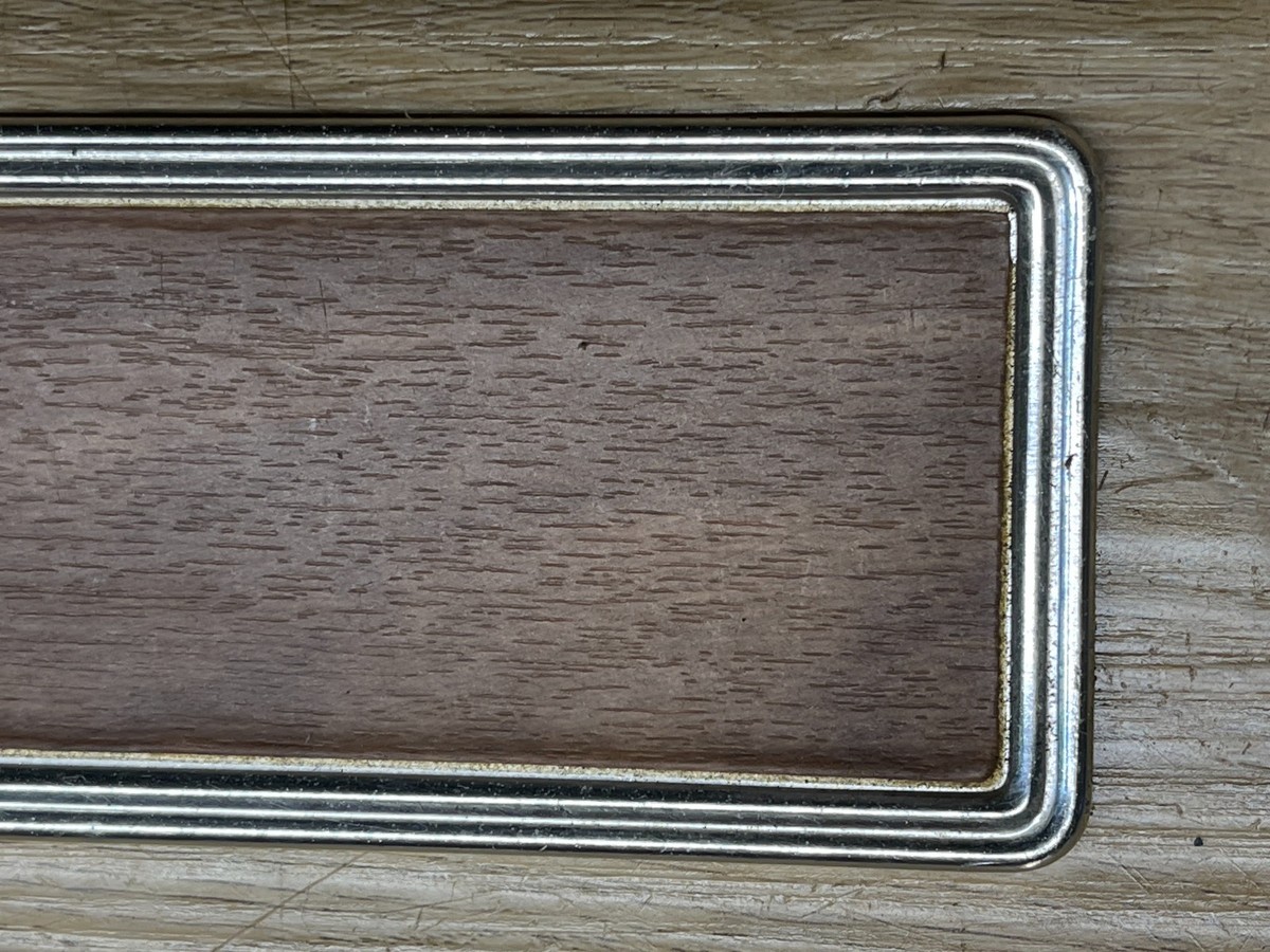 1970 ROAD RUNNER GTX UPPER WOODGRAIN DOOR PANEL TRIM RIGHT