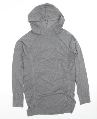 Fabletics Damen Pullover Hoodie grau Viskose Größe S Pulli