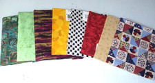 8 Fat Quarters Cotton FQ 18 x 22 Quilting Craft Fabric Bundle Lot