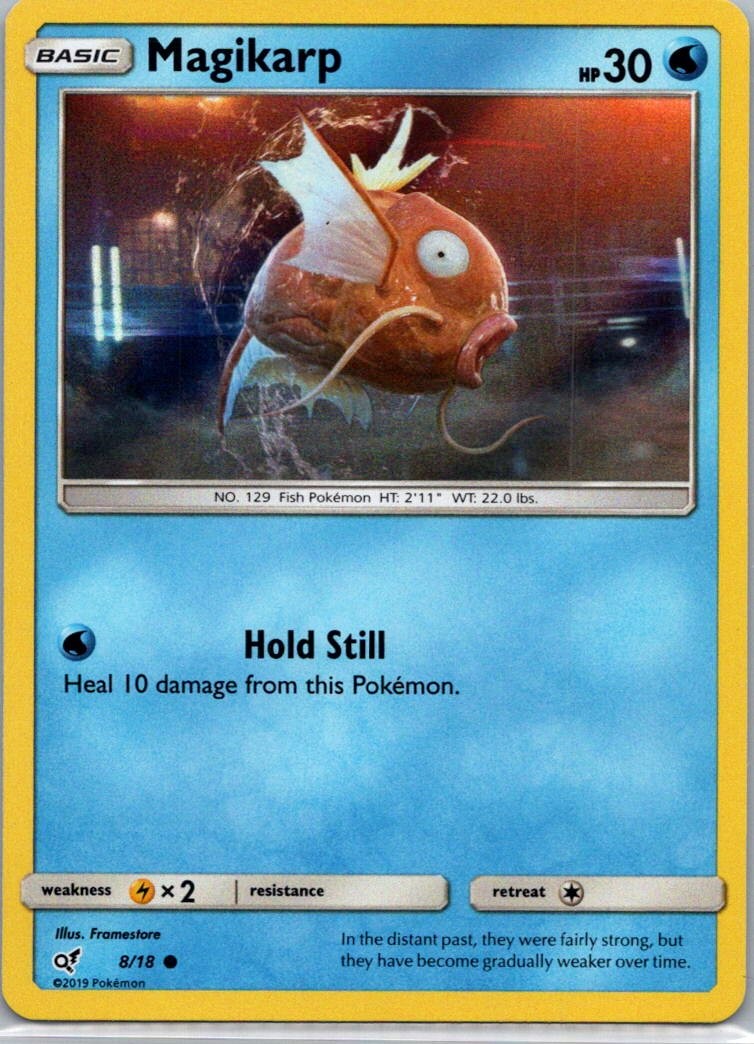 Pokemon TCG Magikarp 8/18 Detective Pikachu Holo NM