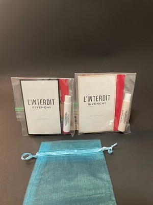 GIVENCHY  L  INTERDIT  WOMENS FRAGRANCE VARIETY SAMPLE GIFT DUO
