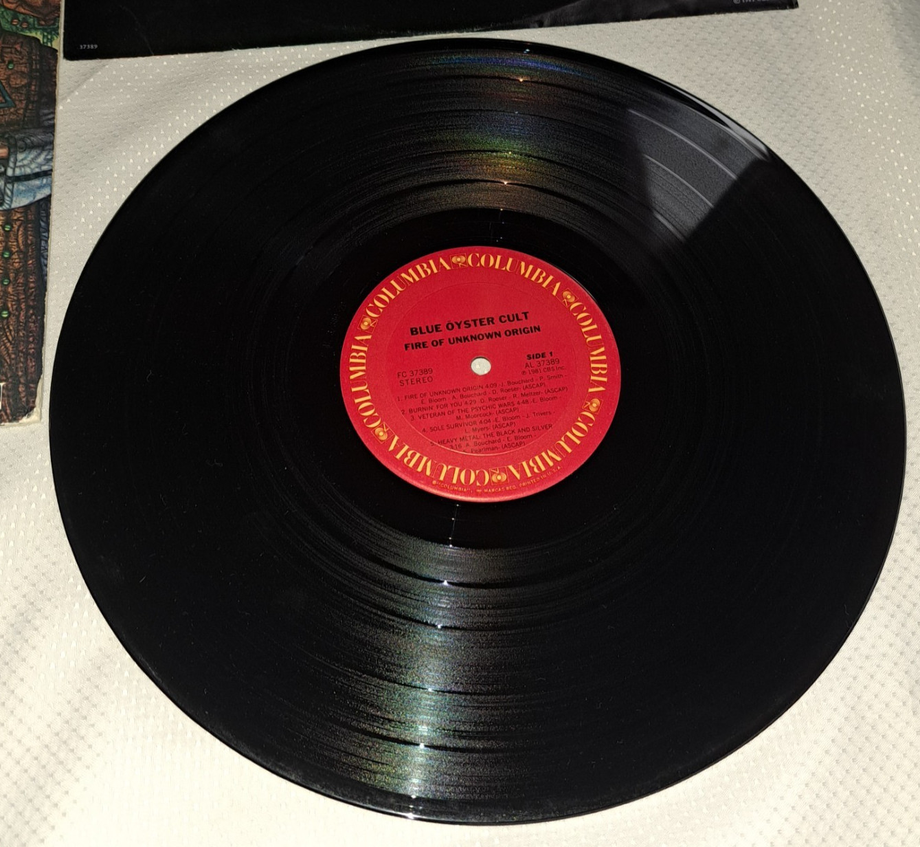 Blue Oyster Cult Fire Of Unkown Origin LP