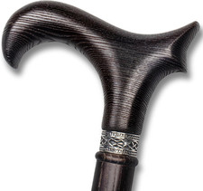 Wooden Walking Stick Cane for Men, Women, Seniors Handmade Crutches for Adults
