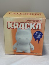 Kidrobot Kracka Mini Munny World 4” Toy DIY Dunny Vinyl Collectible Figure