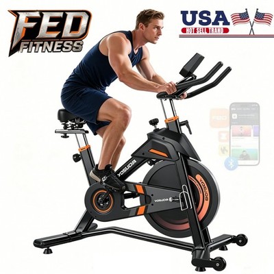 YOSUDA Magnetic Exercise Bike, Indoor Cycling Bike with Self-Developed App 400lb