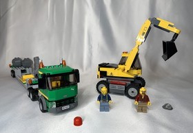 LEGO City 4203 Excavator Transport - 100% Complete