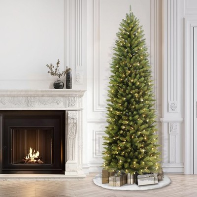 Puleo International クリスマスツリー FFPT-75C35 Puleo International 277-FFPT-75C35 7.5ft Fraser Pre-Lit Fir Pencil