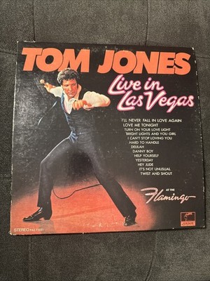Tom Jones Live In Vegas Record Vinyl LP PAS-71031