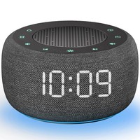 Buffbee Digitaler Radiowecker 9,5X6Cm Holzkohle 4 WecktöNe Hifi Lautsprecher