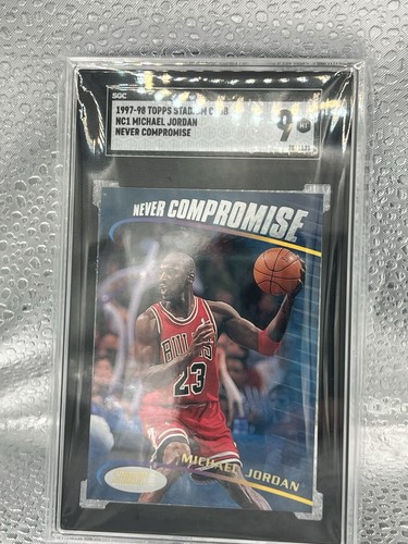 Michael Jordan #NC1 1997 Stadium Club Never Compromise card