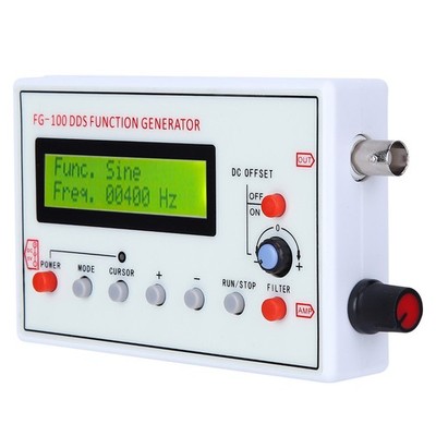 FG 100 DDS Function Generator Sine Frequency 1HZ 500KHz Counter Signal