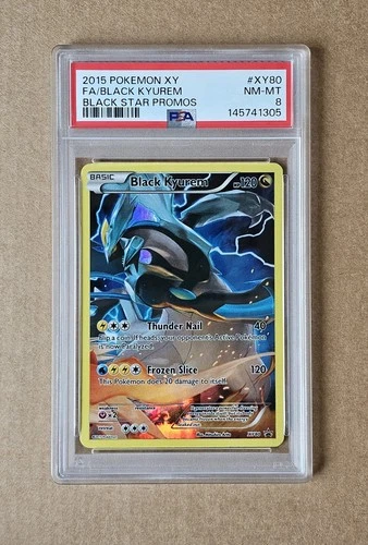2015 Pokemon Black Star Promo Black Kyurem #XY80 PSA 8 NM-MT