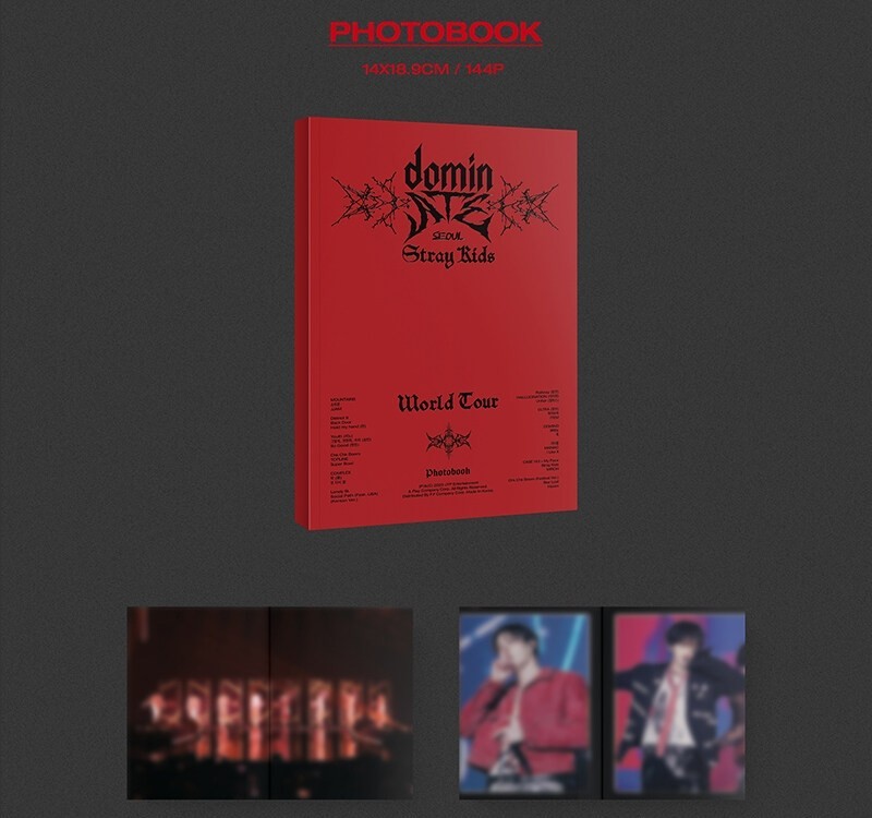 Stray Kids World Tour [dominATE SEOUL] DVD 3 Disc, Photobook