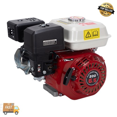 #ad #ad Gas Engine For Honda GX160 OHV Air Cooled Horizontal Shaft 160cc 6.5HP 4 Stroke $119.75