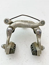 Vintage Shimano Tourney Center Pull Brake Caliper Nutted Silver Race Front A04