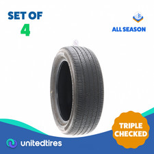 Set Of 4 Used 20555r17 Firestone Ft140 91v - 5-732 13gg5