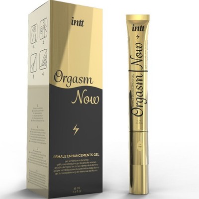 INTT Orgasm Now 15ml wärmend kitzeln Vaginalgel Sex Orgasmus Intimgel Libido Neu