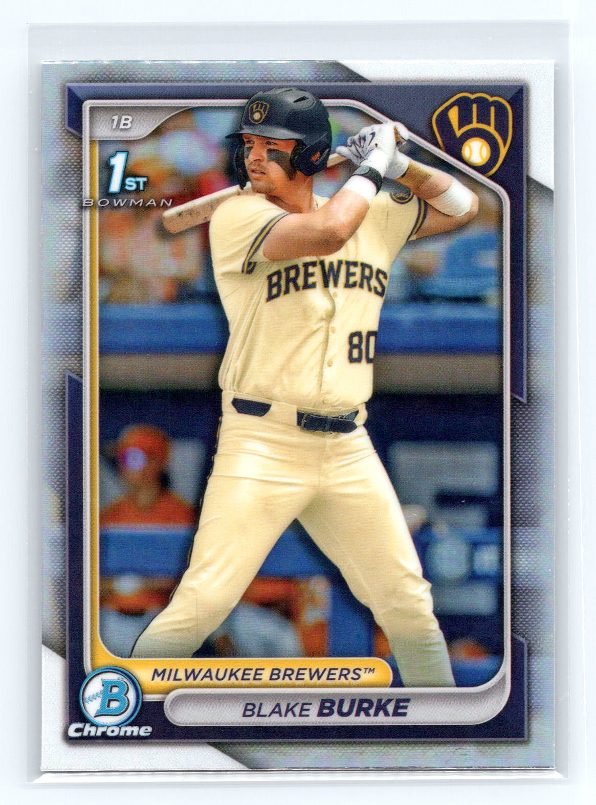 2024 Bowman Draft #BDC-95 Blake Burke 1st Bowman Chrome Refractor