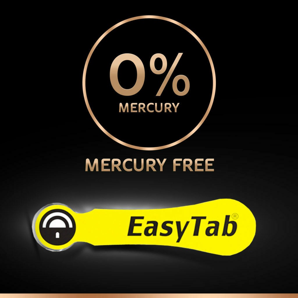 Duracell Hearing Aid Batteries Size 10 Mercury Free Fresh Da