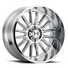 22x12 Hostile H115 Predator Armor Plated (Chrome) Wheel 6x135 (-44mm)