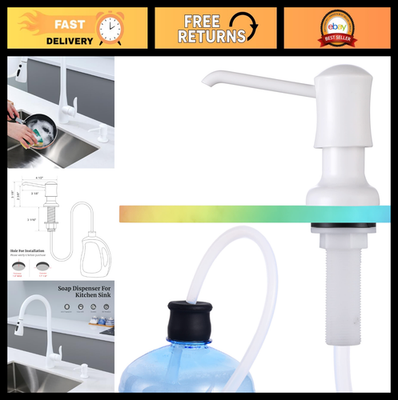 #ad #ad Kitchen Sink Soap Dispenser with 40quot; Silicone Tube Kit Direct Connect to Soap $44.99