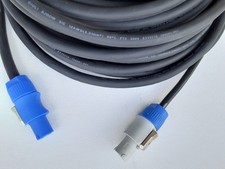 6FT PowerCon 12 AWG Stage Lighting Blue A to Gray B Power Through Cable