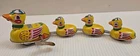 Schylling Duck Family Tin Litho Wind-Up Toy Set Vintage Collectible
