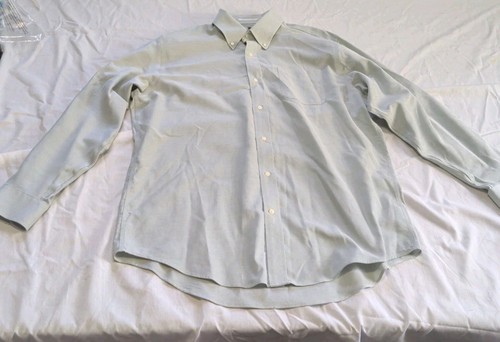 Lands End Original Oxford Hemd Herren Grün Langarm Button Down 17-34 - Bild 1 von 7